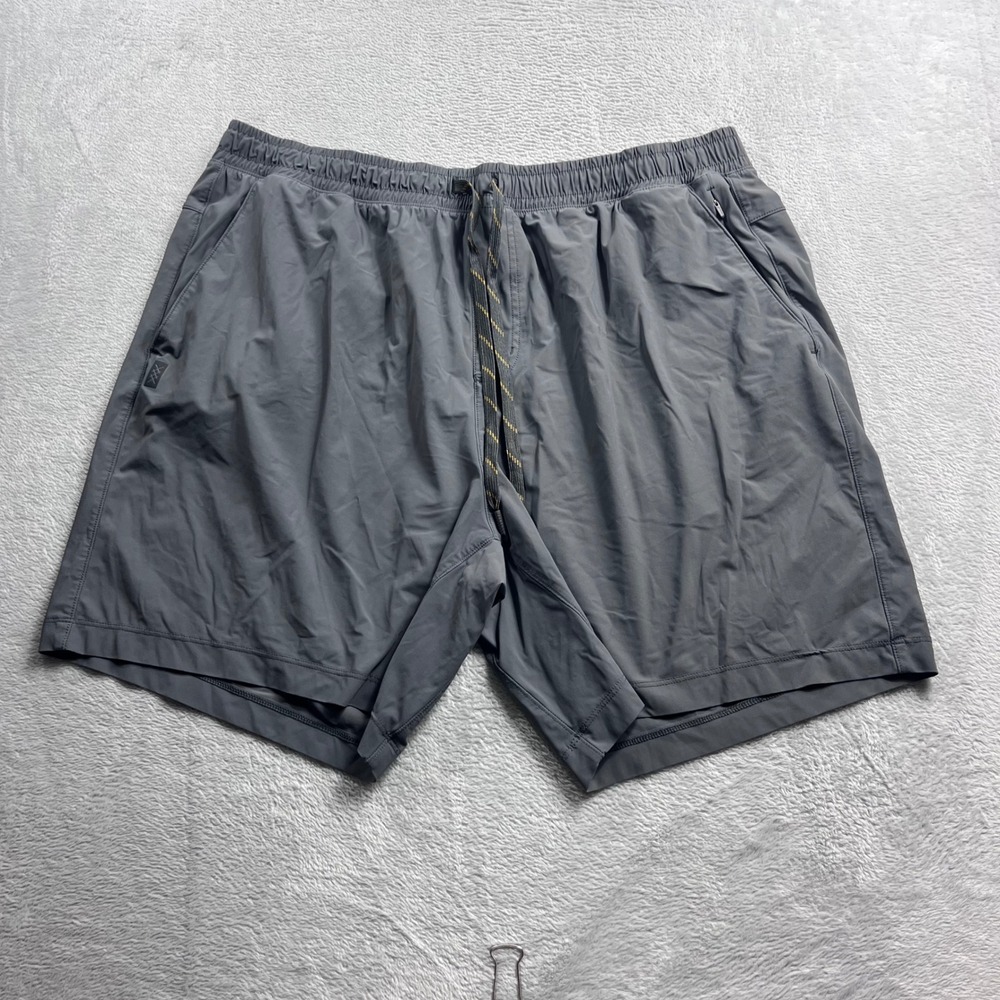 Rhone Pursuit Shorts Men XXL Gray Unlined Athletic Training Gym Running 7 Inseam